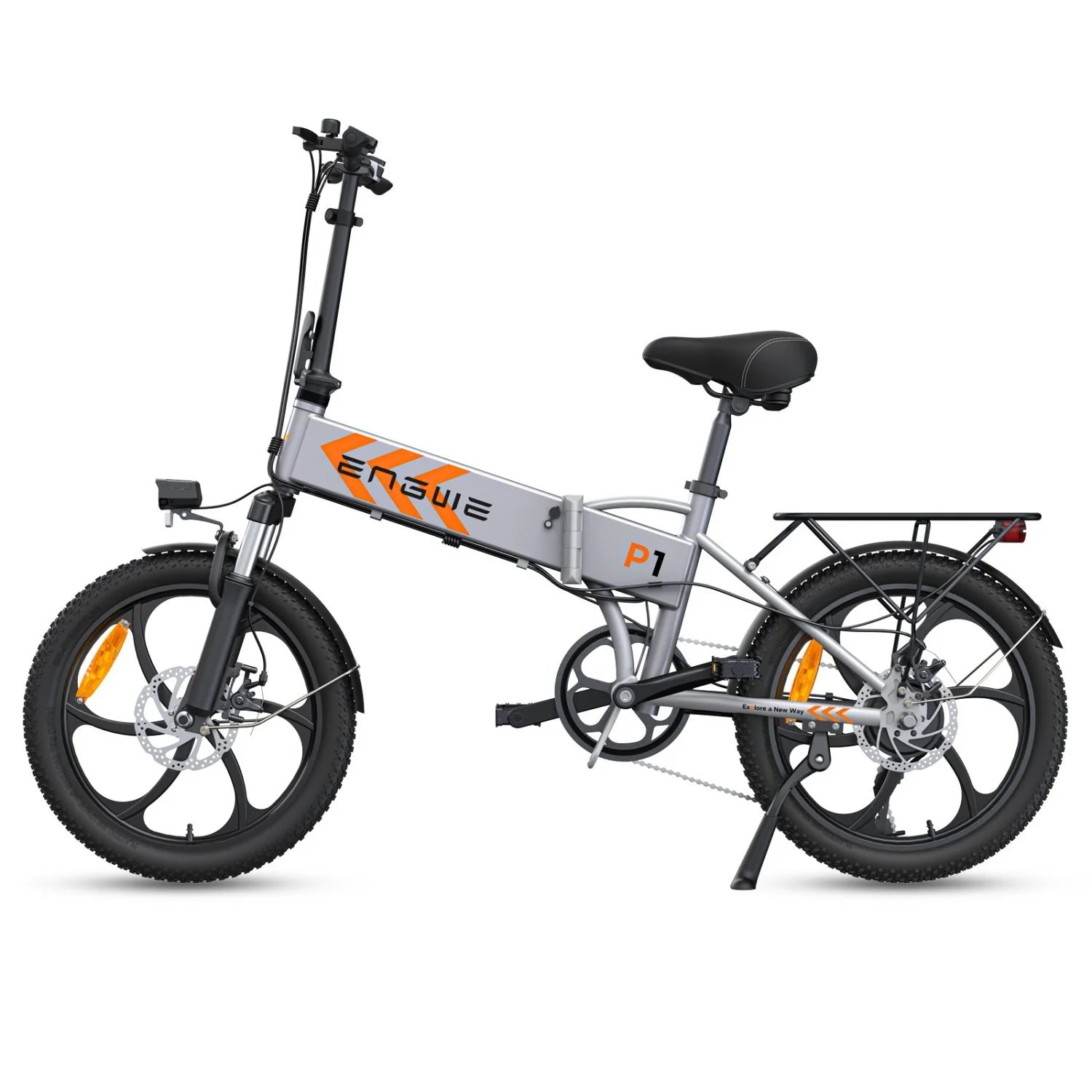 Vélo électrique ENGWE P1 - Pneus 20 Pouces  250W Batterie 36V13AH Frein à Disque Mécanique  - Argent