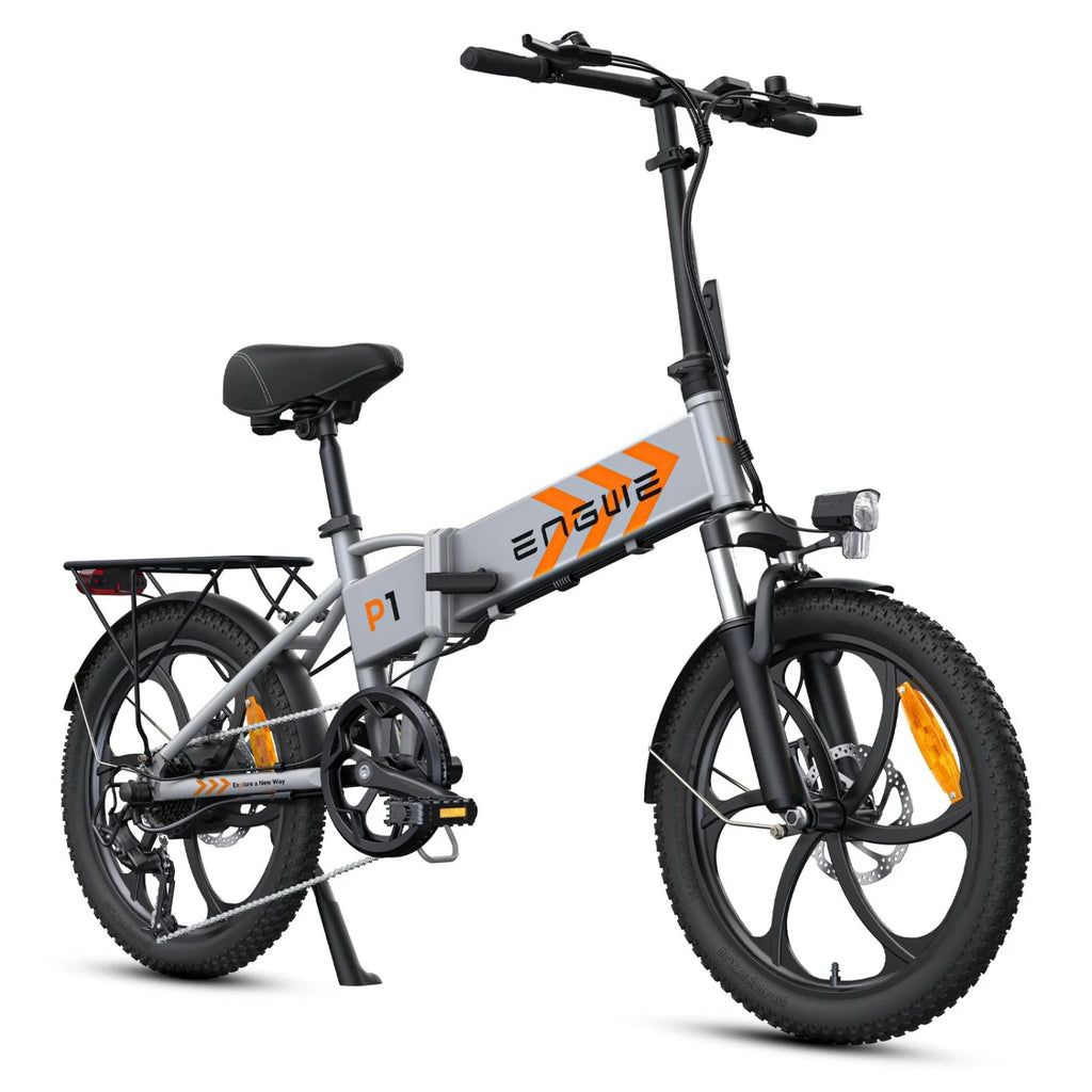 Vélo électrique ENGWE P1 - Pneus 20 Pouces  250W Batterie 36V13AH Frein à Disque Mécanique  - Argent