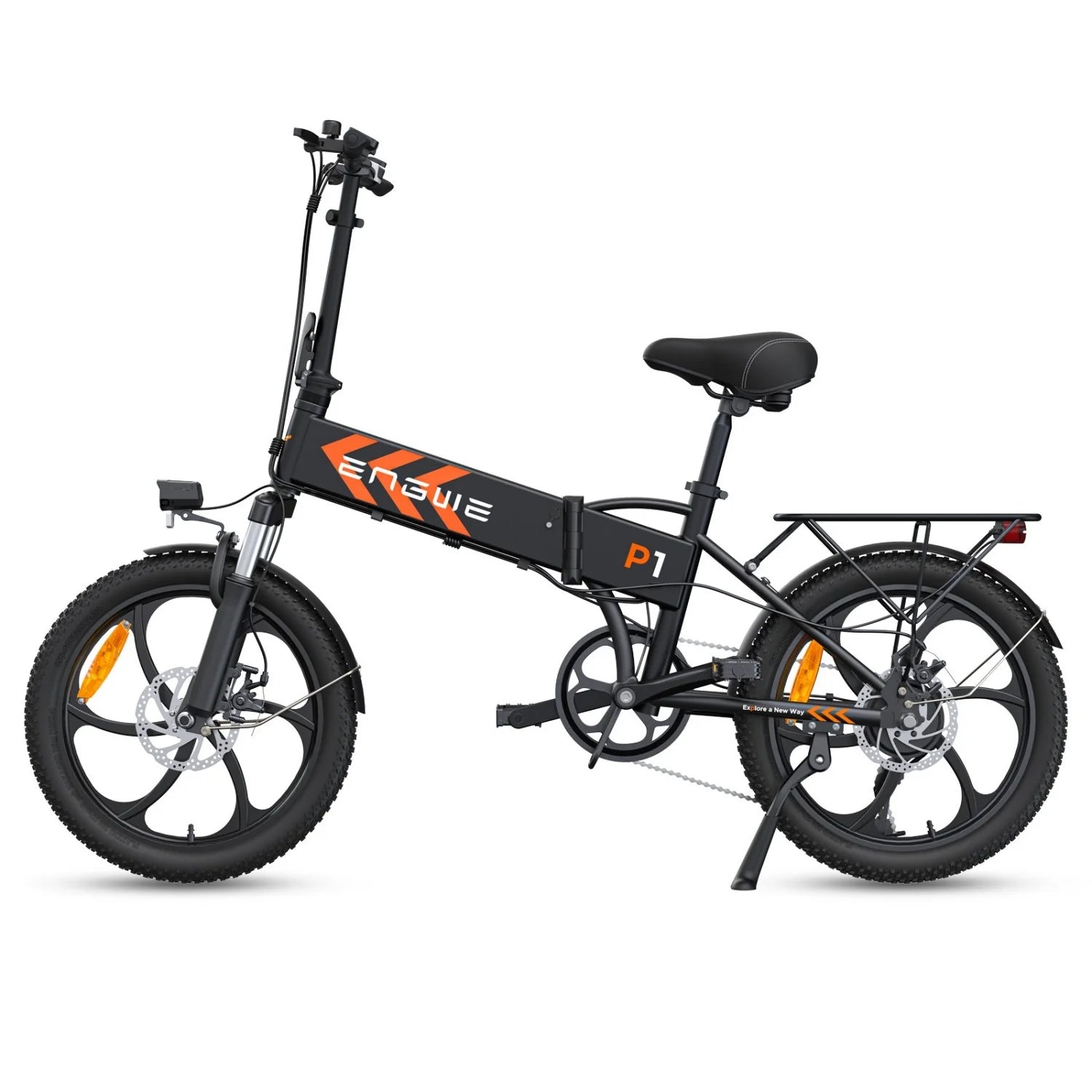 Vélo électrique ENGWE P1 - Pneus 20 Pouces  250W  Batterie 36V 13AH Frein à Disque Mécanique  - Noir