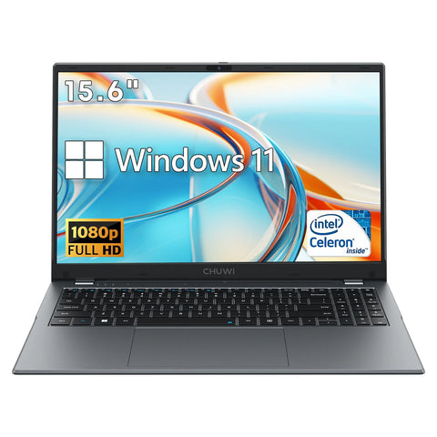 CHUWI HeroBook Plus 15.6" FHD | Intel N4020, 8Go RAM, 256Go SSD | Ultra-fin, Webcam HD – Idéal télétravail & bureautique mobile