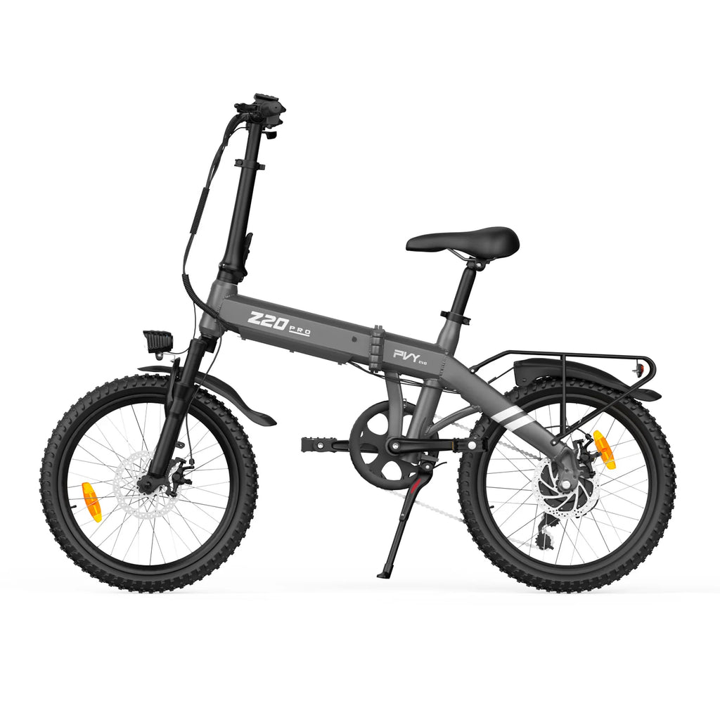 PVY Z20 PRO EVO Vélo Électrique - 250W Moteur 36V14.5AH Batterie  20 Pouces Pneus Freins à Disques Mécaniques - Gris