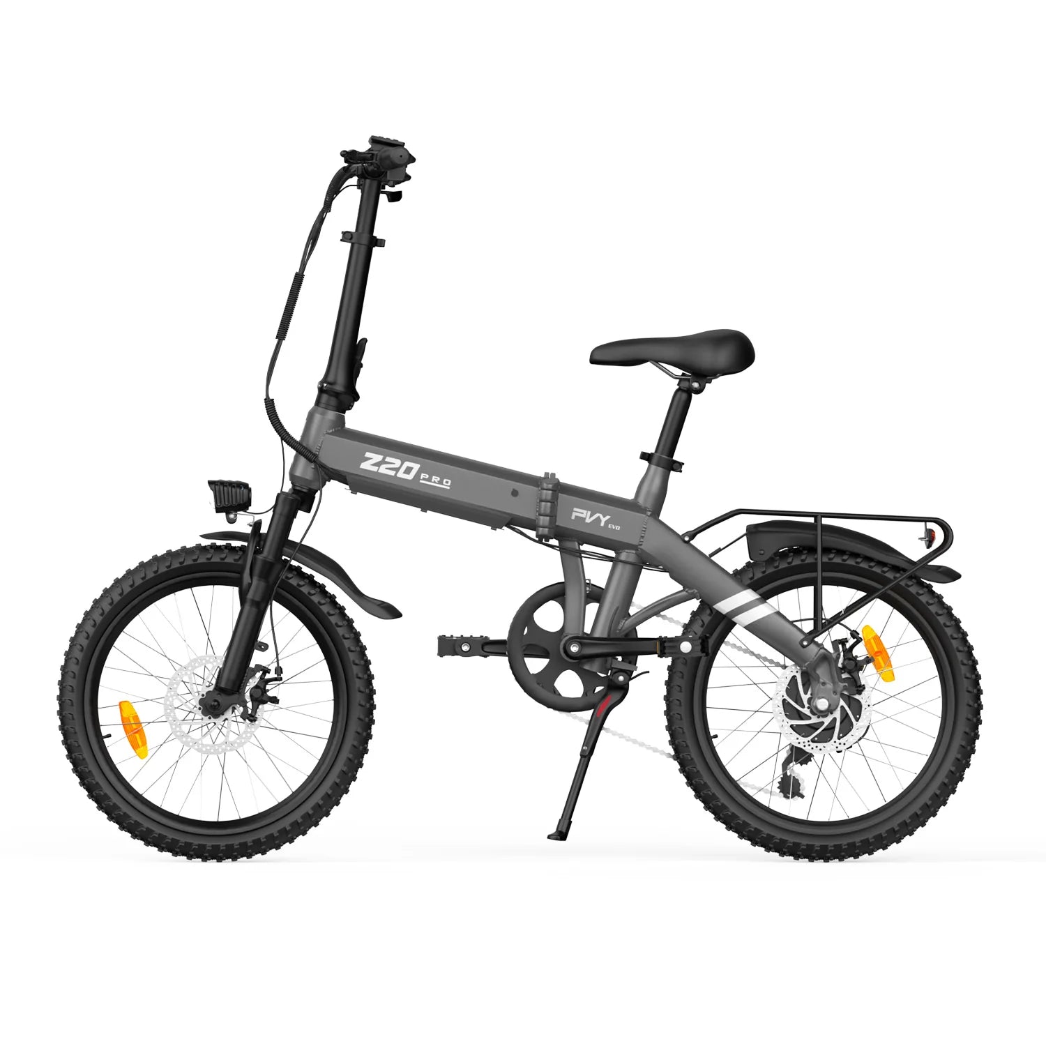 PVY Z20 PRO EVO Vélo Électrique - 250W Moteur 36V14.5AH Batterie  20 Pouces Pneus Freins à Disques Mécaniques - Gris