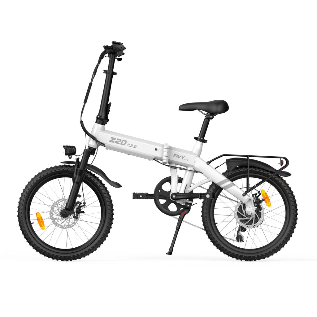 PVY Z20 PRO EVO Vélo Électrique - 250W Moteur 36V14.5AH Batterie  20 Pouces Pneus Freins à Disques Mécaniques - Blanc