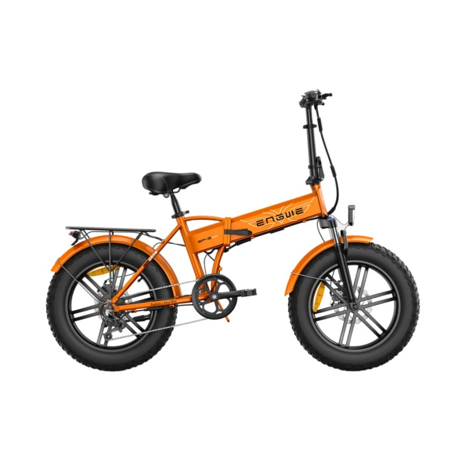 Vélo Électrique  ENGWE EP-2 BOOST - 250W Moteur Batterie 48V13AH 20 Pouces Pneus Freins à Disque Hydrauliques - Orange