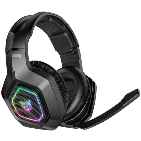 ONIKUMA B100 Casque Gaming RGB Micro Haute Sensibilité Réglable - Noir