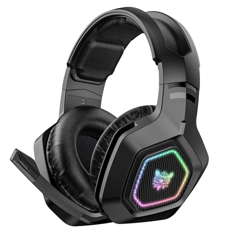 ONIKUMA B100 Casque Gaming RGB Micro Haute Sensibilité Réglable - Noir