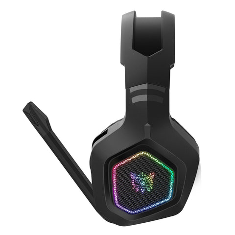 ONIKUMA B100 Casque Gaming RGB Micro Haute Sensibilité Réglable - Noir