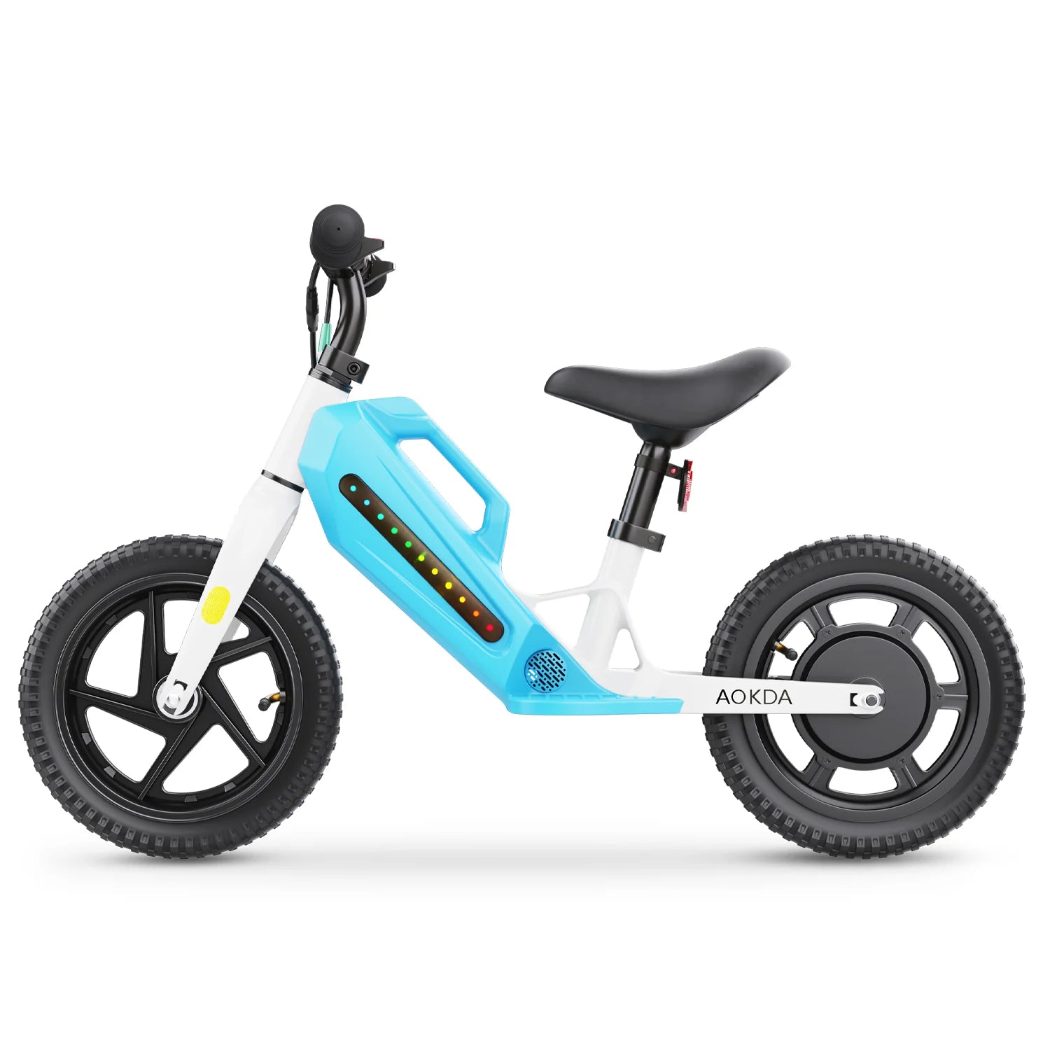 AOKDA AO-K8 Vélo d’Équilibre Électrique Pour Enfants - Moteur 180W Batterie 21.6V5.2AH - Bleu