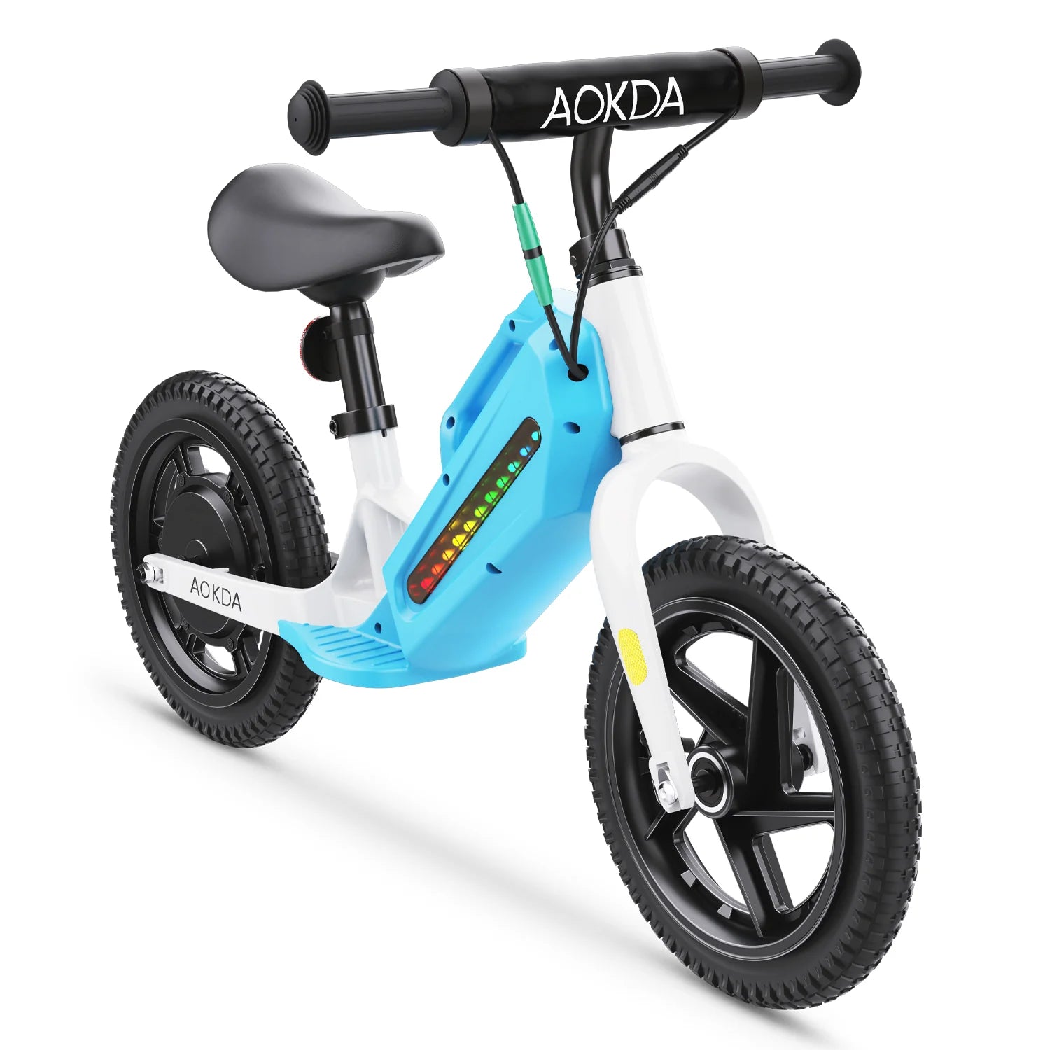 AOKDA AO-K8 Vélo d’Équilibre Électrique Pour Enfants - Moteur 180W Batterie 21.6V5.2AH - Bleu