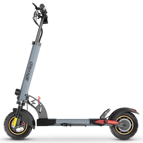 iENYRID IE-A1 Trottinette Électrique - Moteur 800 W Batterie 48 V 12.5 Ah Freins à Disque Avant et Arrière Pliable - Gris