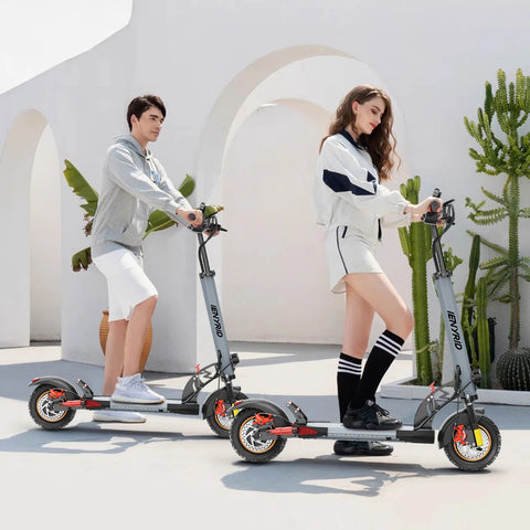 iENYRID IE-A1 Trottinette Électrique - Moteur 800 W Batterie 48 V 12.5 Ah Freins à Disque Avant et Arrière Pliable - Gris