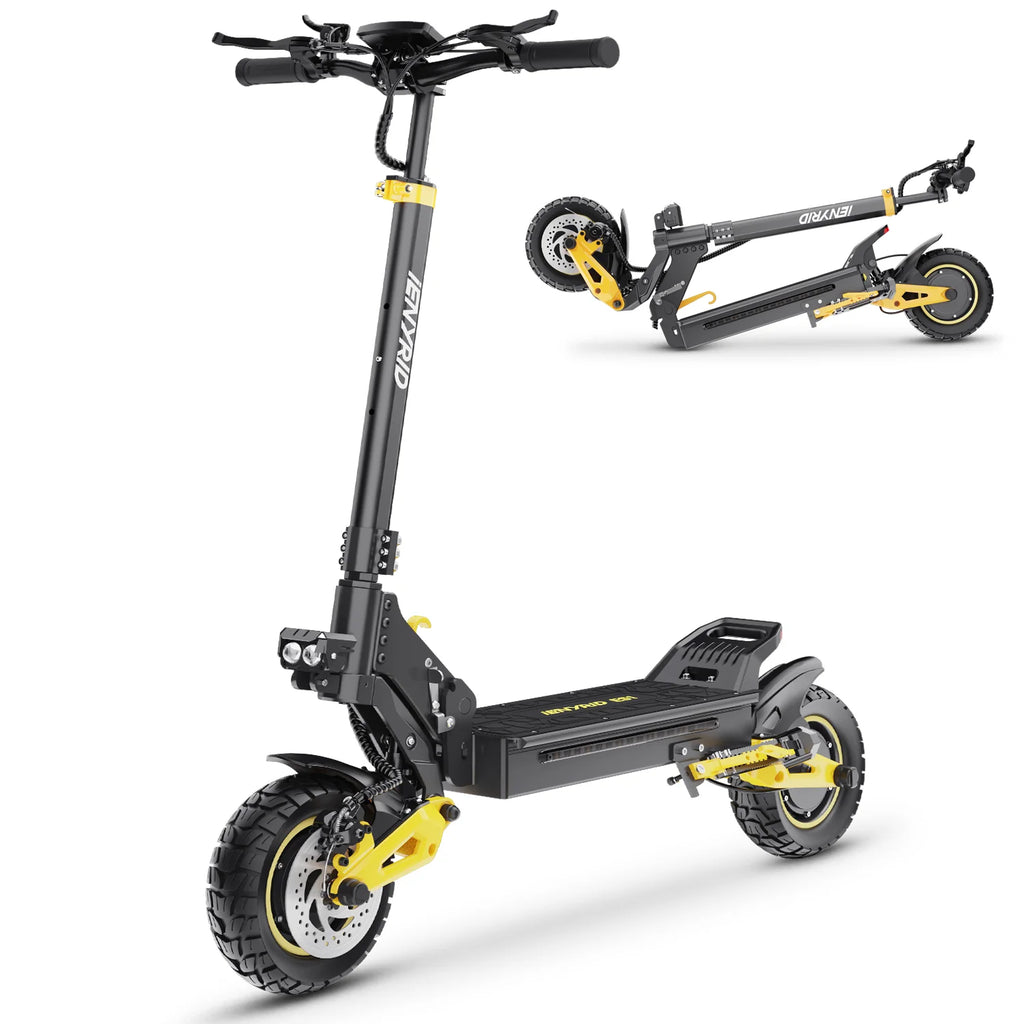 iENYRID IE-ES1 Trottinette Électrique - Moteur 1200W*2 Batterie 48V20.8Ah Écran Couleur Pliable - Noir