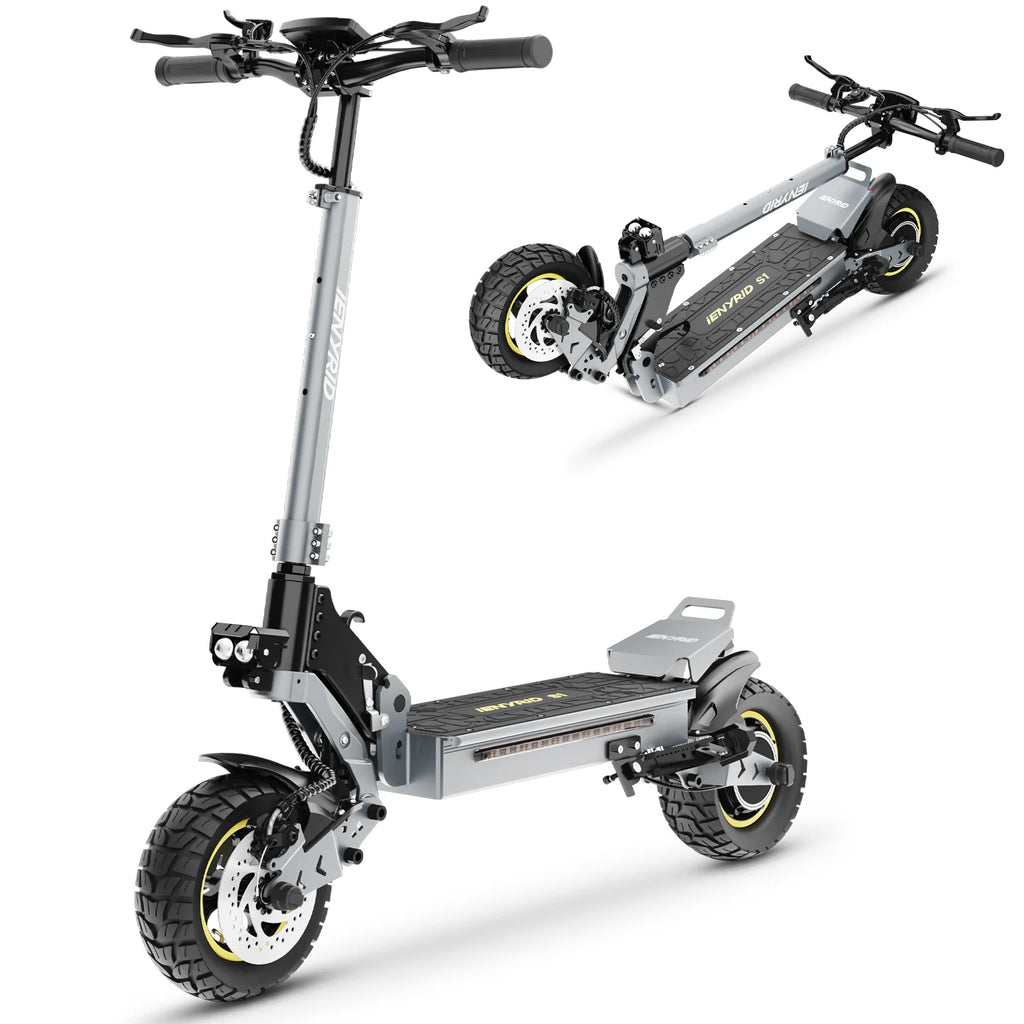 iENYRID IE-S1 Trottinette Électrique - 800W  48V15Ah Pliable Frein à Disque - Gris