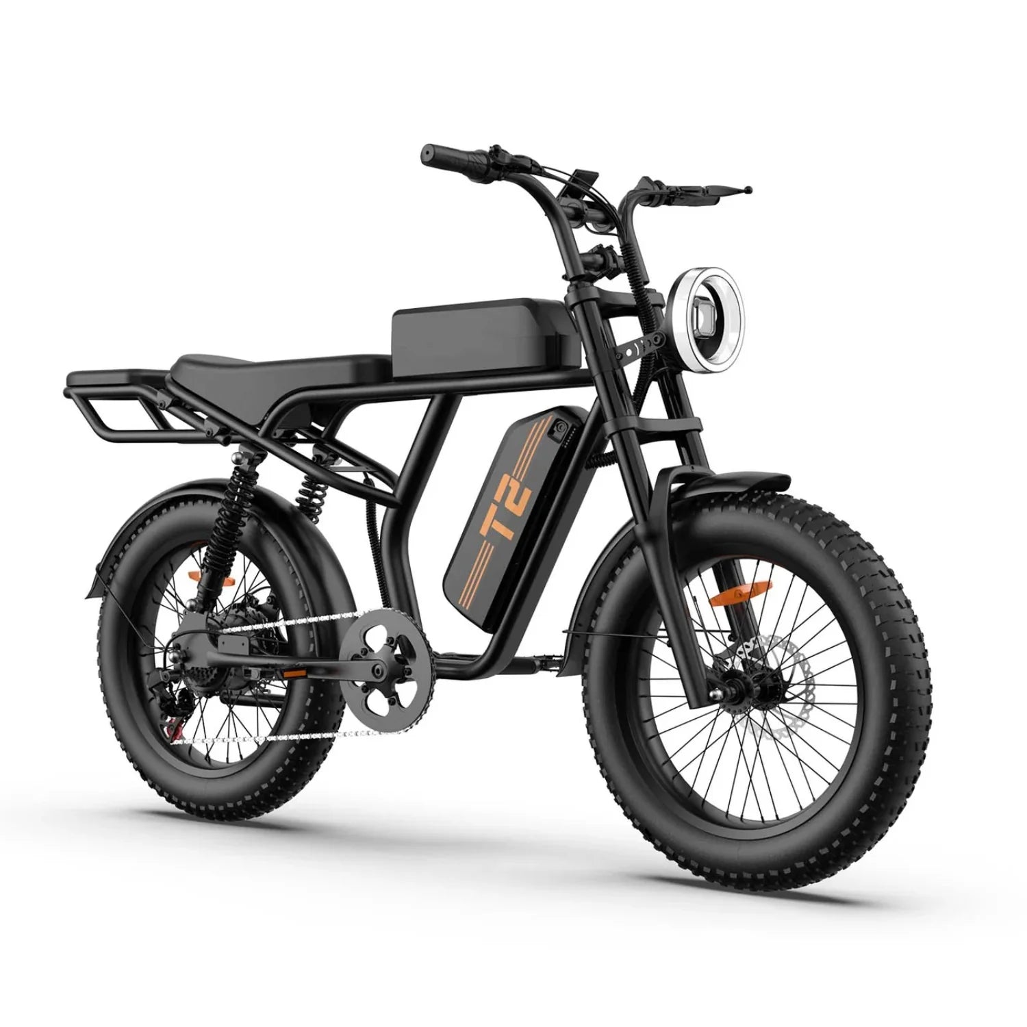 URLIFE T2 Vélo Électrique - Moteur 250W Batterie 48V 15.6Ah Pédalier assisté Freins à disque - NoirFreins à disque - Noir