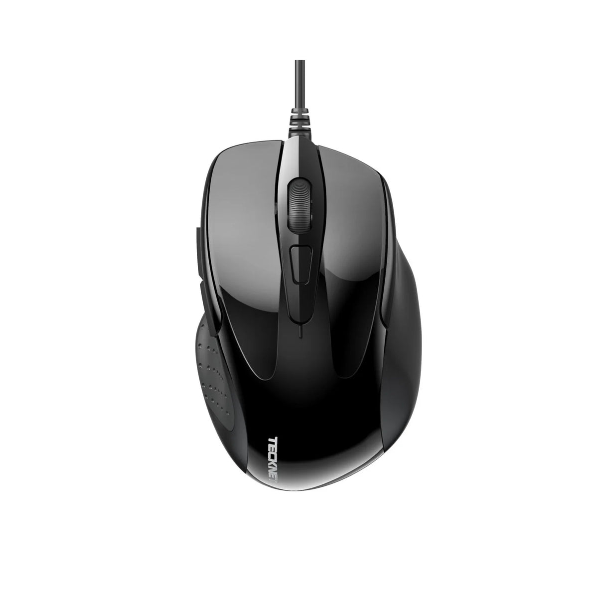 TECKNET UM013 Souris filaire ergonomique silencieuse - 4 DPI réglables - Noir