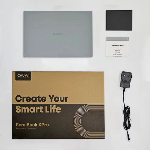CHUWI GemiBook XPro Ordinateur Portable - Processeur Intel N150 Écran 14.1" 16+512Go Windows 11 Home - Gris