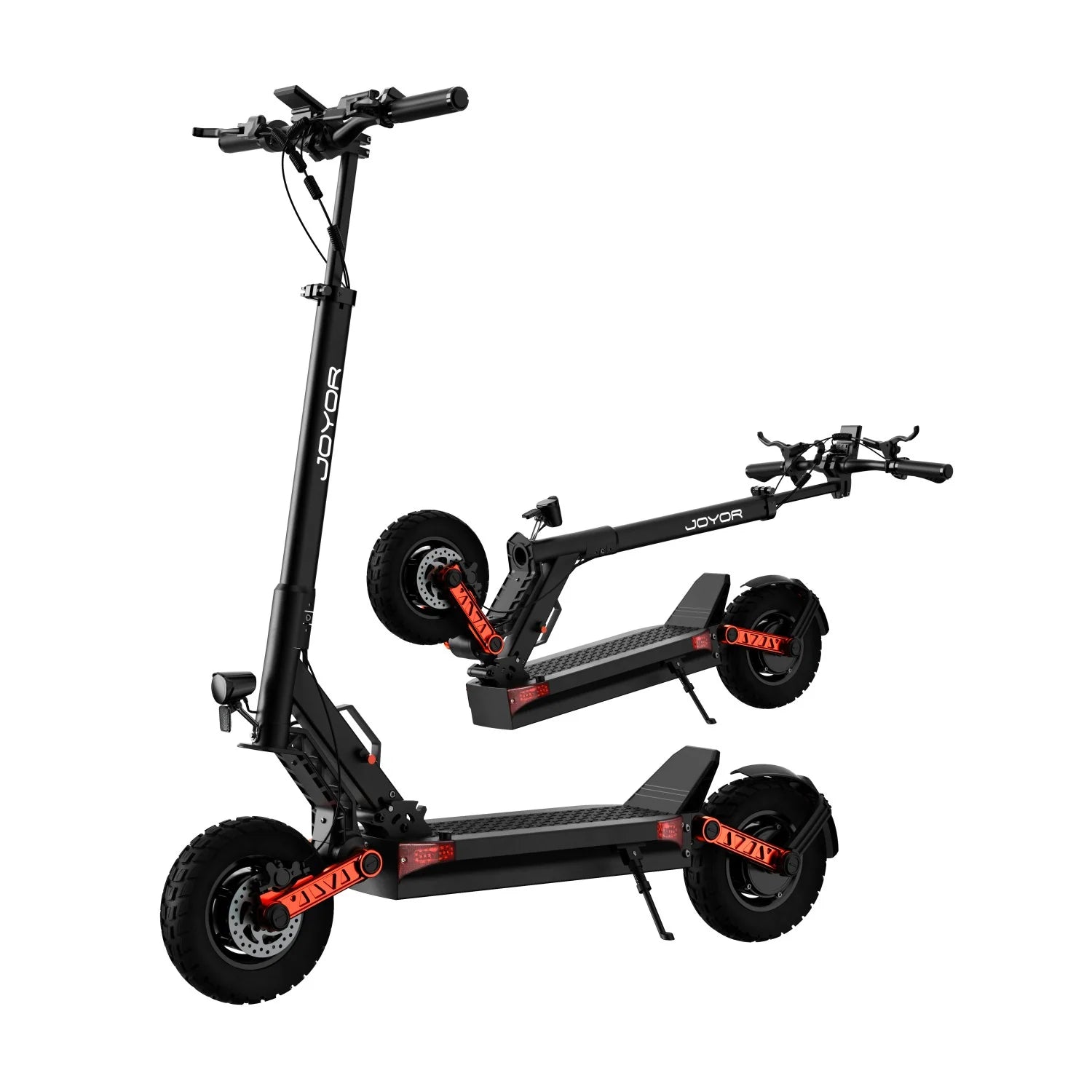 Trottinette électrique Pliable Joyor S10-S-Z 2025 - Deux moteurs 1000W 60V18Ah Sécran Couleur Haute Définition Avec Clignotants - Noir