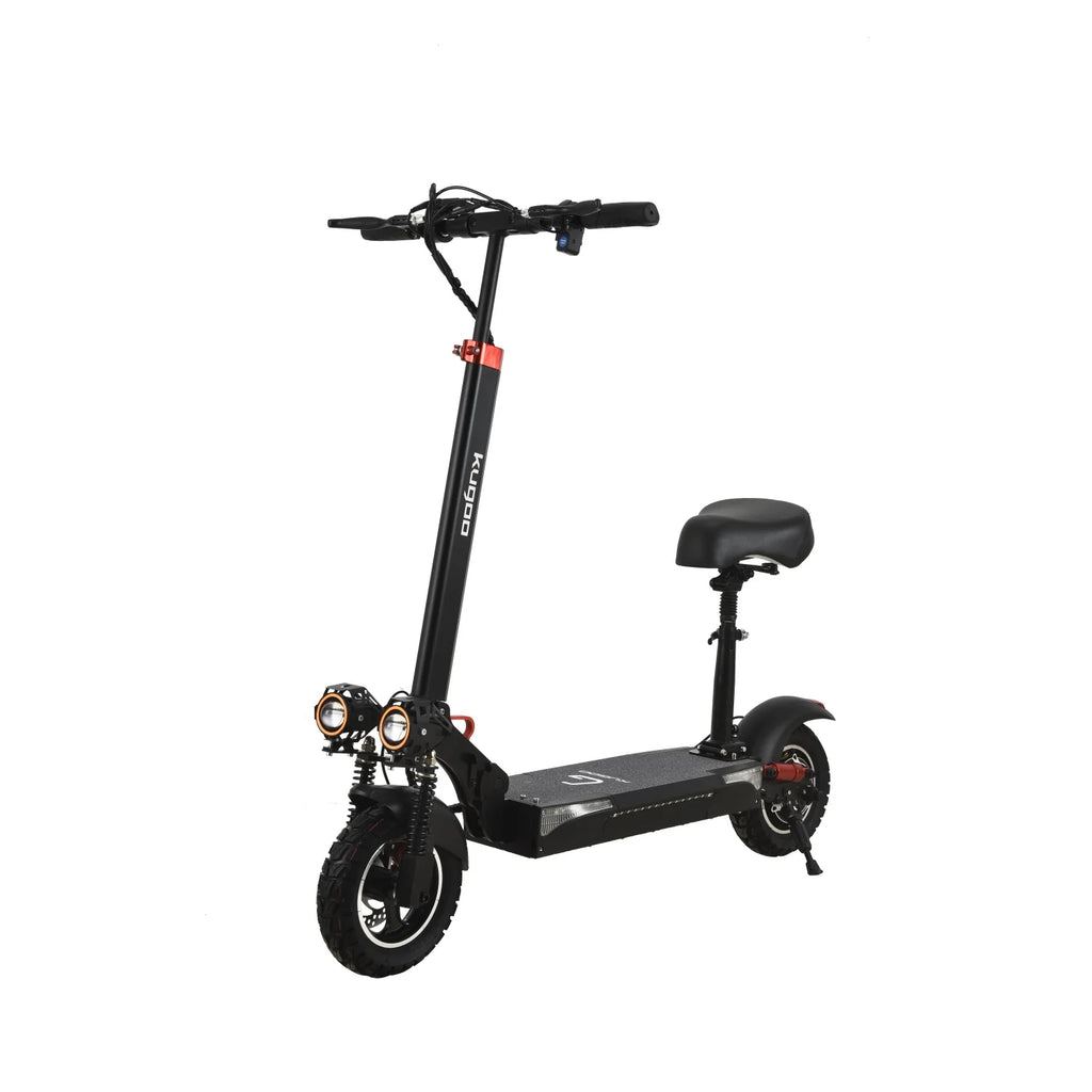 KUGOO M4 PRO Trottinette Électrique - 500W Pneus de 10 pouces Sièges Amovibles Pliable - Noir
