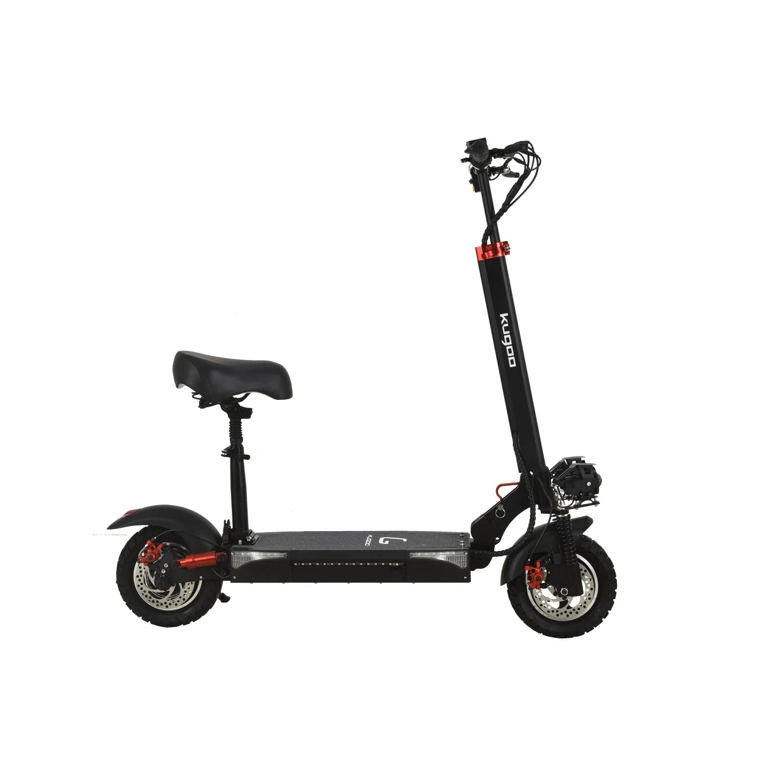 KUGOO M4 PRO Trottinette Électrique - 500W Pneus de 10 pouces Sièges Amovibles Pliable - Noir