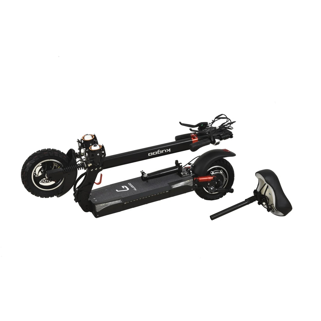 KUGOO M4 PRO Trottinette Électrique - 500W Pneus de 10 pouces Sièges Amovibles Pliable - Noir