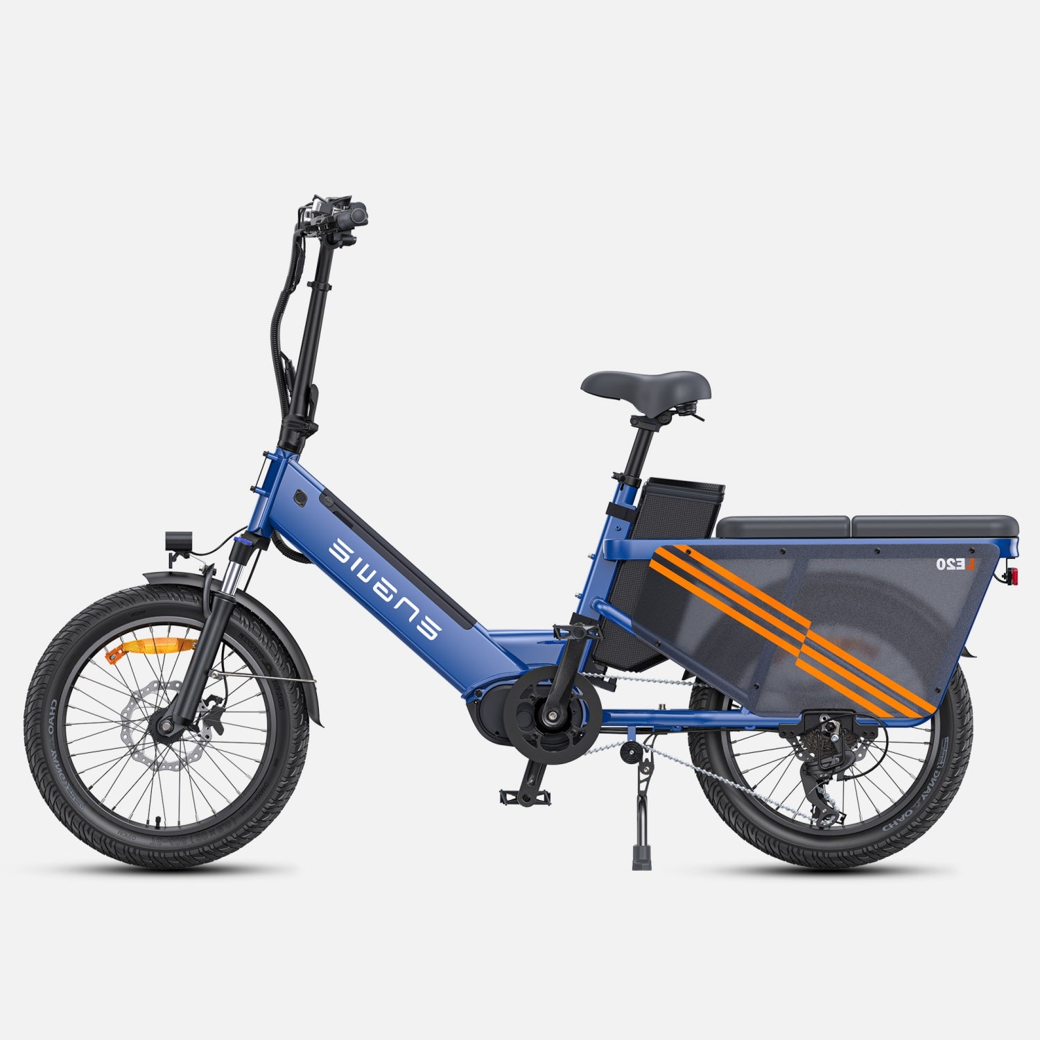 Vélo Électrique ENGWE LE20 EU - Pneus 20 Pouces 250W Moteur 48V19.2AH Cellule Unique Batterie Freins Hydrauliques - Bleu