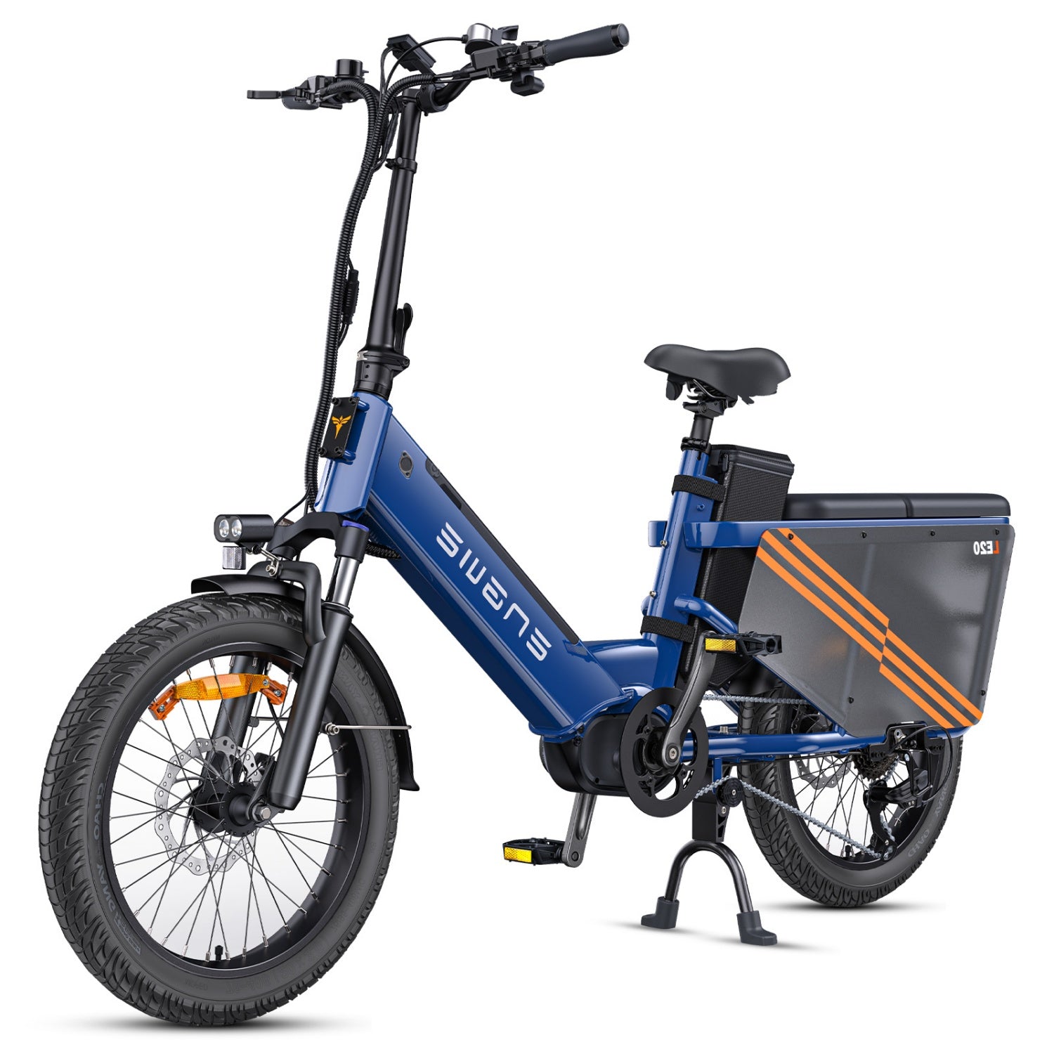 Vélo Électrique ENGWE LE20 EU - Pneus 20 Pouces 250W Moteur 48V19.2AH Cellule Unique Batterie Freins Hydrauliques - Bleu