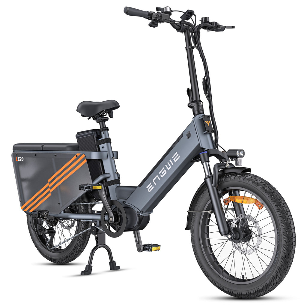 Vélo Électrique  ENGWE LE20 EU - Pneus 20 Pouces 250W Moteur 48V19.2AH Cellule Unique Batterie Freins Hydrauliques - Gris