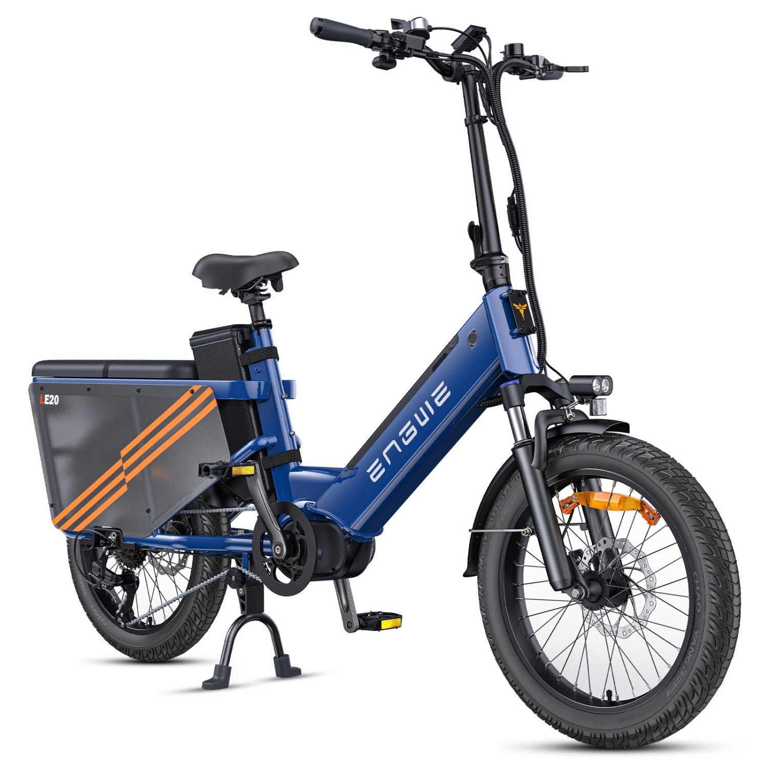 Vélo Électrique ENGWE LE20 EU - Pneus 20 Pouces 250W Moteur 48V19.2AH Cellule Unique Batterie Freins Hydrauliques - Bleu