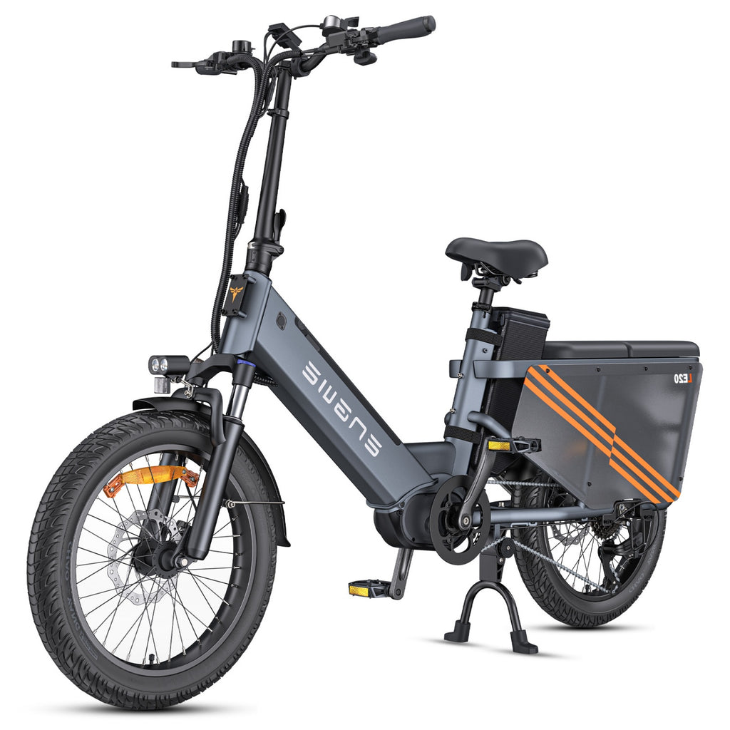 Vélo Électrique  ENGWE LE20 EU - Pneus 20 Pouces 250W Moteur 48V19.2AH Cellule Unique Batterie Freins Hydrauliques - Gris