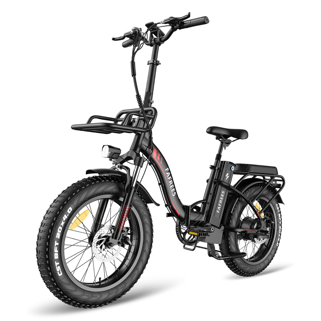 Vélo électrique FAFREES F20 Max 500W - Autonomie 110 km - Freins à disque - Noir