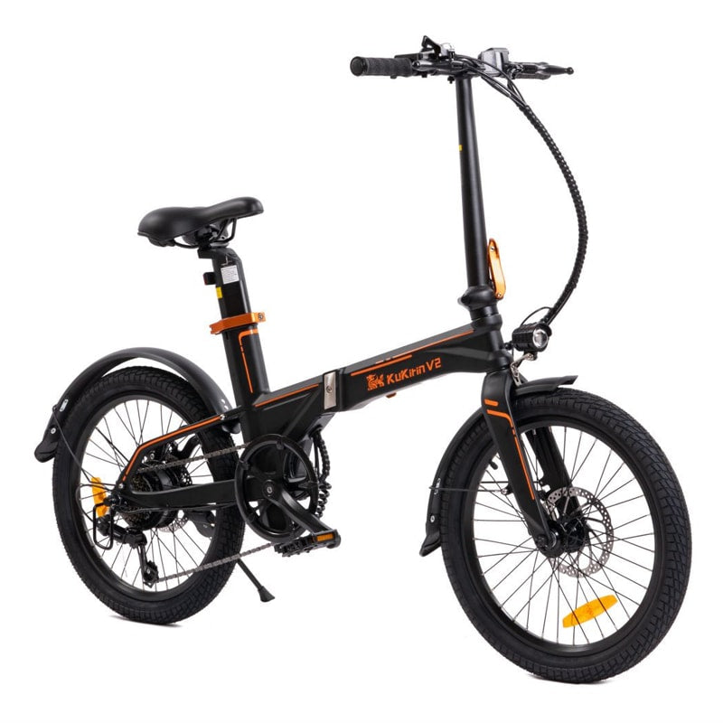 vélo électrique kukirin V2 : 250W | 270WH | 45 km | Freins à disque | Noir