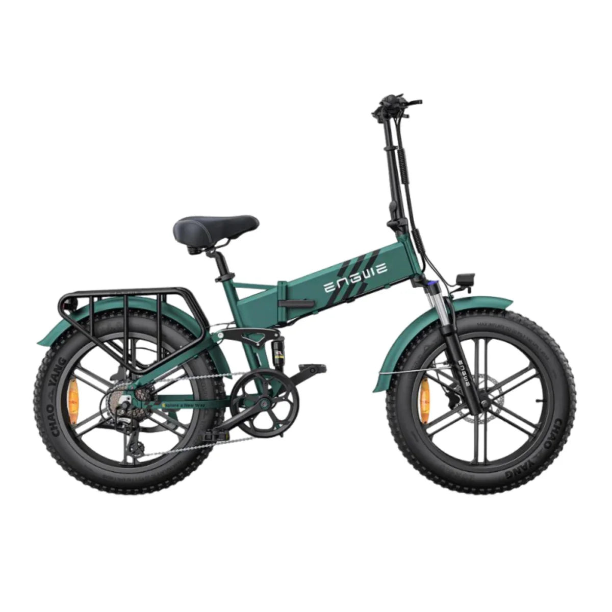 Vélo Électrique ENGWE ENGINE PRO 2.0 - Suspension Complète 750W Moteur 48V16AH Batterie  Shimano 8 Vitesses - Vert
