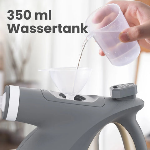 SUPERLEX SSV002DE Nettoyeur Vapeur à Main - Puissance 1050W Tension 220V Capacité 350ML Autonomie vapeur continue 8-10min - Gris Or