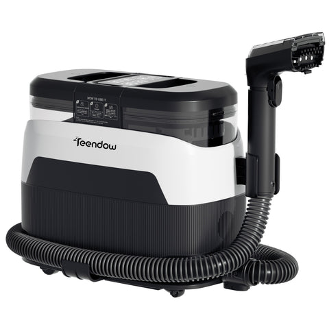 Teendow C6 MAX 1650W Nettoyeur Tissus - 12000Pa 1250±50 Eau Propre 950±50 Déchets Réservoir 5.5kg - Noir