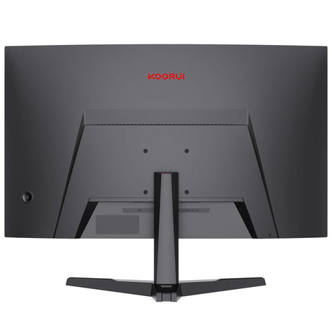 KOORUI 27E6QCA Écran PC Jeu - 27 pouces R1500 Courbe Résolution QHD 2560*1440 Fréquence Rafraîchissement 180Hz Réponse 1MS Dalle VA - Rouge Noir