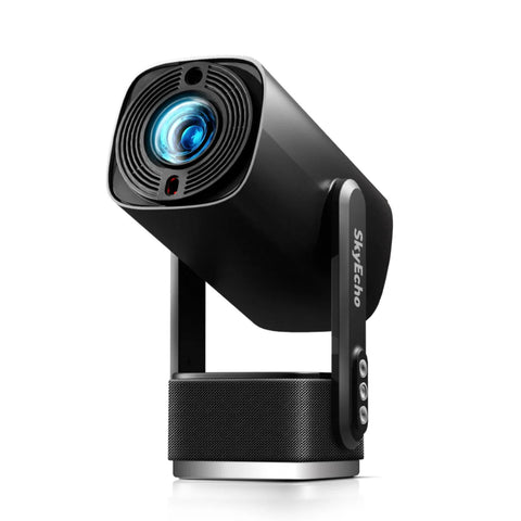 SkyEcho FreeONE-Pro Meilleur vidéoprojecteur - 1080P 350 ANSI Poids 0.8kg Android - Noir