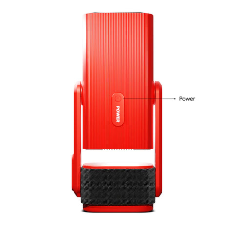 SkyEcho FreeONE Meilleur vidéoprojecteur - 1080P 350 ANSI Poids 0.8kg Android - Rouge