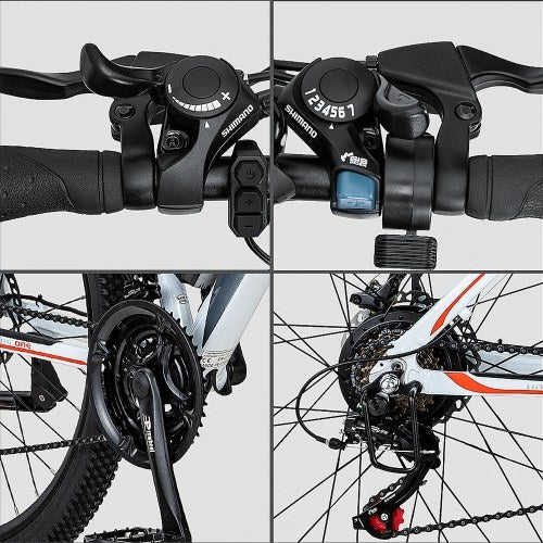 Vélo électrique FAFREES Hailong One 250W - Autonomie 40 km - Freins à disque - Blanc