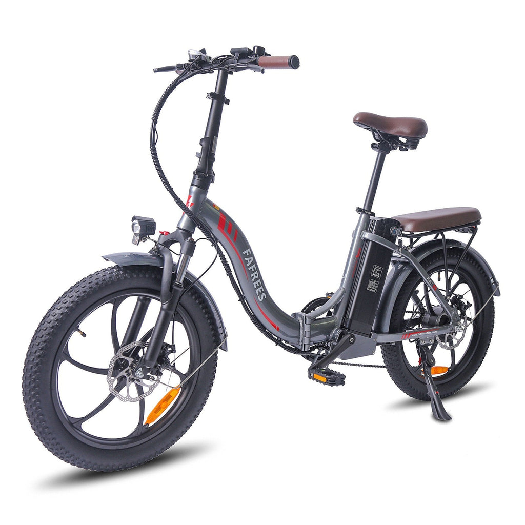 Vélo électrique FAFREES F20 Pro 250W - Autonomie 80 km - Freins à disque - Gris Foncé