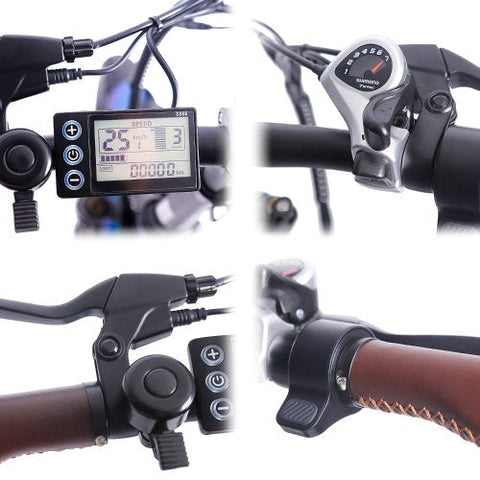 Vélo électrique FAFREES F20 Pro 250W - Autonomie 80 km - Freins à disque - Bleu Lac