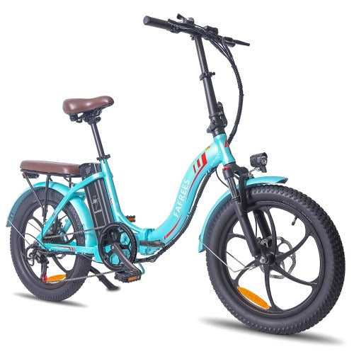 Vélo électrique FAFREES F20 Pro 250W - Autonomie 80 km - Freins à disque - Bleu Lac