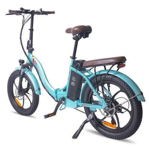 Vélo électrique FAFREES F20 Pro 250W - Autonomie 80 km - Freins à disque - Bleu Lac
