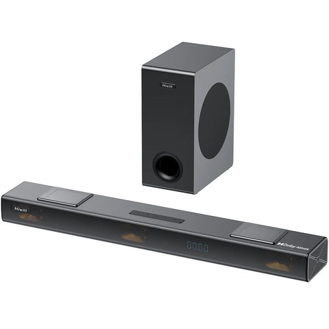 Barre de son Hiwill A312 3.1.2 Dolby Atmos 400W TV Home Cinéma - Avec Caisson 5.25" - Noir