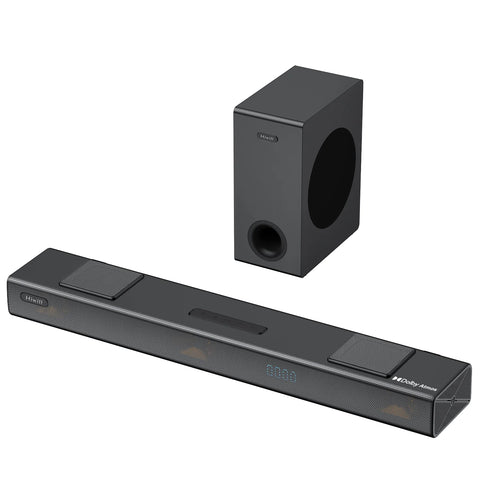 Barre de son Hiwill A312 3.1.2 Dolby Atmos 400W TV Home Cinéma - Avec Caisson 5.25" - Noir