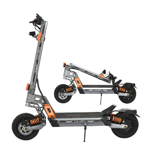 GELEIPU GT EVO Trottinette Électrique - Moteur 1600W*2 Batterie 60V36AH 11 Inch Pouces Roue - Gris
