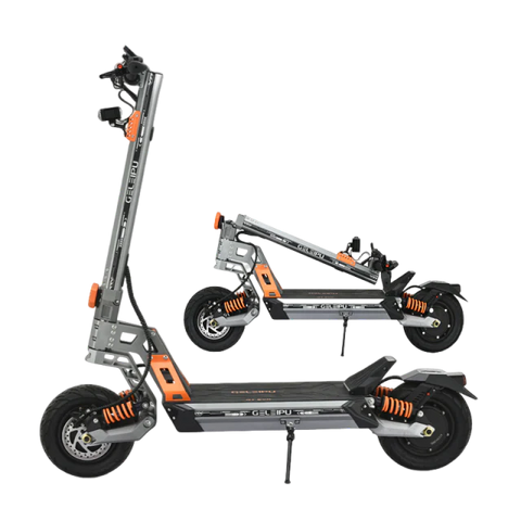 GELEIPU GT EVO Trottinette Électrique - Moteur 1600W*2 Batterie 60V36AH 11 Inch Pouces Roue - Gris