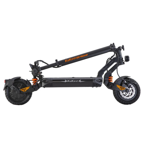 KuKirin G2 Master Trottinette Électrique 2025 - Moteur 1000W*2 Batterie 52V20.8Ah Pneus De10 Suspension Hydraulique à Double Moteur - Noir