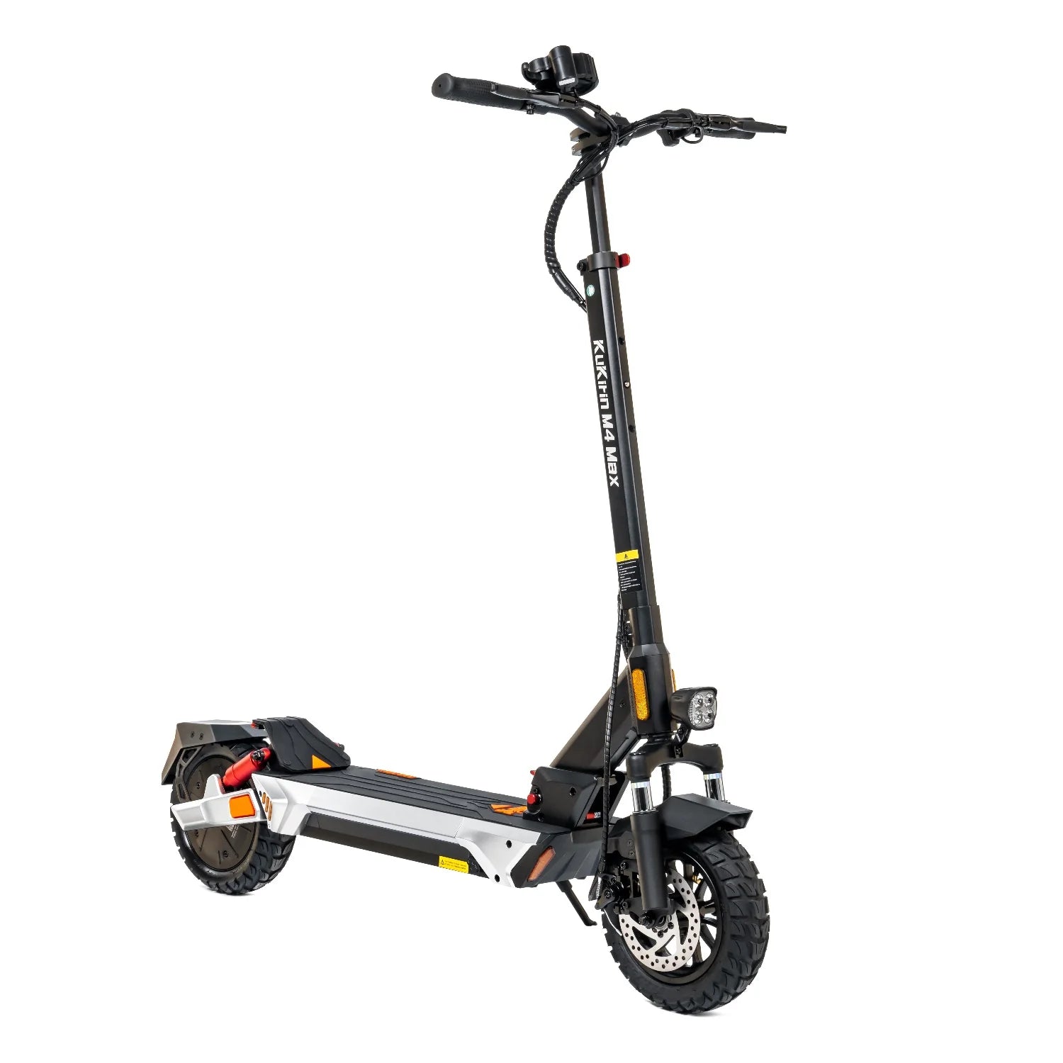 Trottinette Électrique KuKirin M4 Max - Moteur 800W Batterie 48V18.2AH Pneus De 10 Pouces Freins Disque - Argent