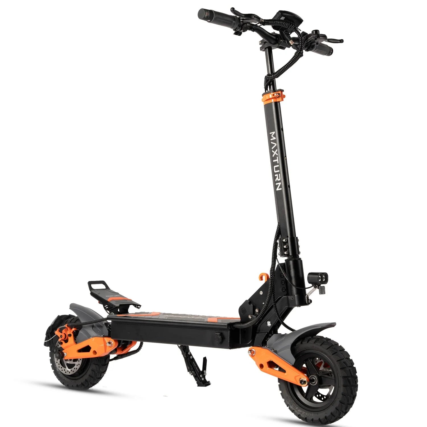 Trottinette électrique MAXTURN X1 - 1000W 48V15.6Ah 10'' Pneus Tubeless Cadre Aluminium - Noir