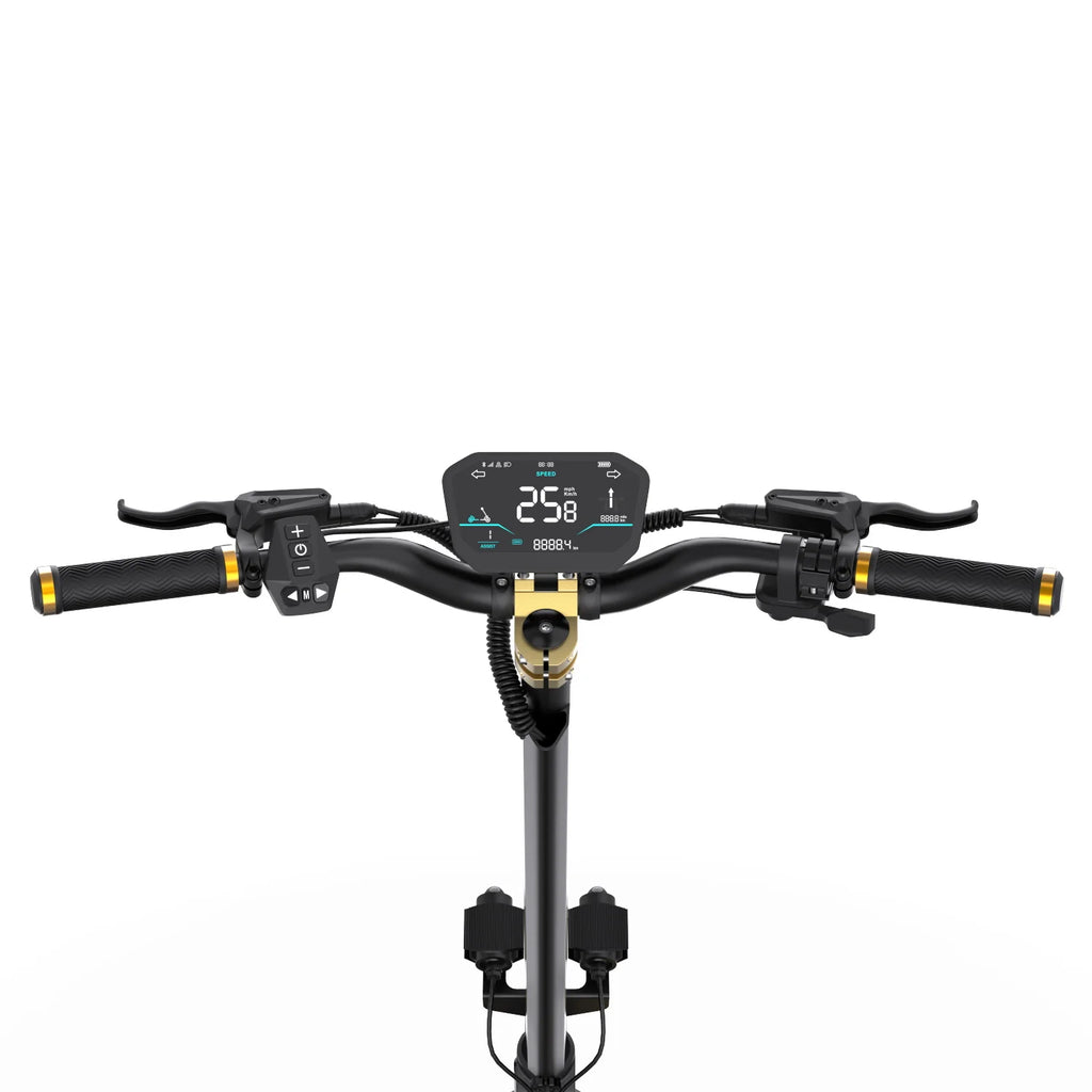 Trottinette Électrique OOTD S30  - Moteur 1200W*2 Batterie 52V23.4AH 10" Pouces Roues Frein Hydraulique - Noir